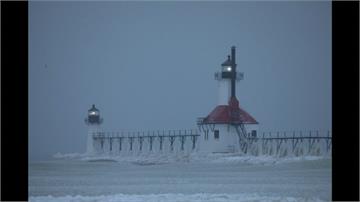 美國中西部暴風雪 芝加哥零下46度比南極冷