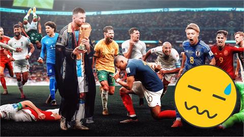 姆巴佩向梅西下跪？世界盃官方曬1照片引戰　球迷傻眼：認真的嗎