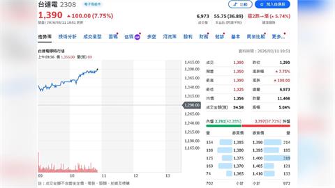 台達電吃AI紅利！2月營收年增31%　拚轉型資料中心系統整合商