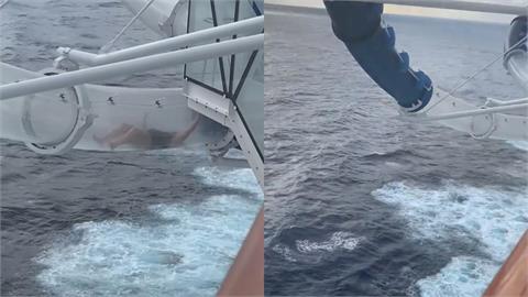 女遊客卡30公尺高透明滑水道！「13秒掙扎畫面」網瘋傳狂吸760萬觀看