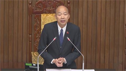 王鴻薇質詢卓榮泰爆口角　韓國瑜自嘲緩頰：我被改韓國「輸」