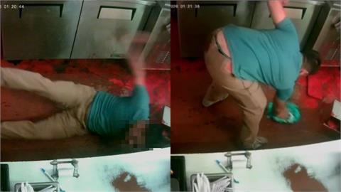 影／男半夜砸窗闖甜點店滑倒！沒偷錢「還幫擦地板」做支冰淇淋就走人