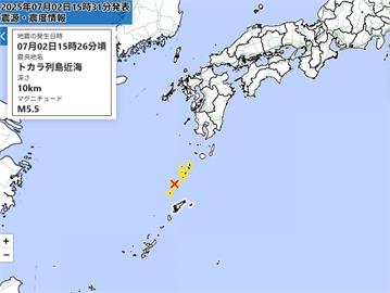 鹿兒島吐噶喇群島狂震880次！　　　日本進行海嘯演習