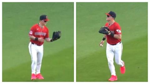 MLB(影)／這什麼狀況？外野接殺「記錯出局數」慘成輸球戰犯！