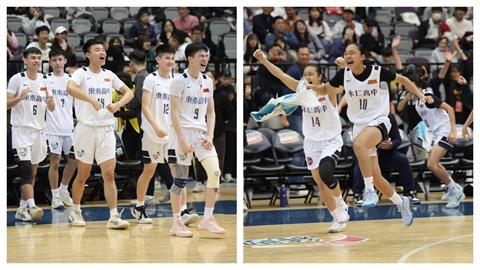 HBL/都是5號投進致勝球!東泰高中、永仁高中驚險勇奪男女組第三名