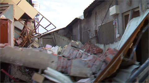 嘉義6.4強震毀台南楠西民宅　逾百建物被貼紅、黃單