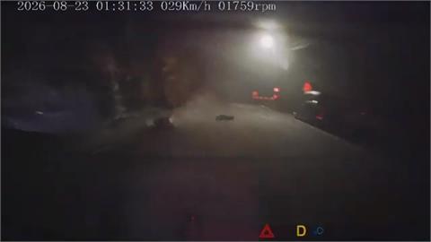 桃園大型落石突襲！　復興區「轎車撞落石」3人受傷