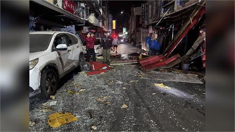 最新／台南民宅驚天氣爆影像曝光　疑煮飯不慎「整屋炸掉」