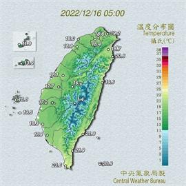 快新聞／寒流晚間報到全台極凍！鄭明典：今午後「降溫速度很有感」