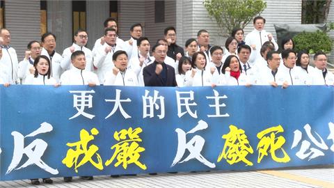 藍推「反廢死、反戒嚴」公投　卓揆：暗室找不存在的黑貓