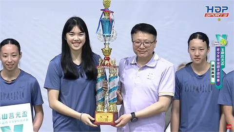 排球(影)／玉山莒光盃排球賽　東山5局險勝枋寮奪高女組冠軍