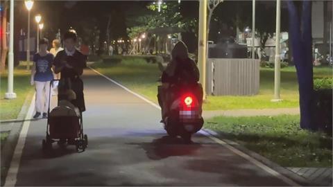 高雄綠園道機車違規穿越沒人管？　警方：今年已取締77件