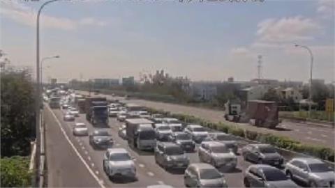 耶誕驚魂! 9車連環撞8人受傷 "國1彰化路段"一度大塞車