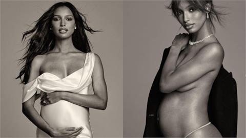 「最美黑天使」孕婦寫真太辣！全部脫了「只剩1條線」紀錄女性真實美