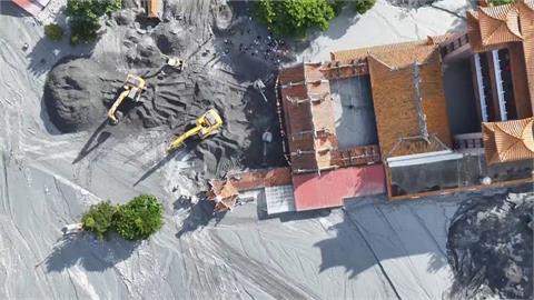 馬太鞍溪洪災仍有6失聯 大型機具進駐佛祖街大規模開挖