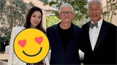 郭董桃色風波後首同框！51歲曾馨瑩「胸前大解放」火辣照流出…老外看傻猛問：孫女？