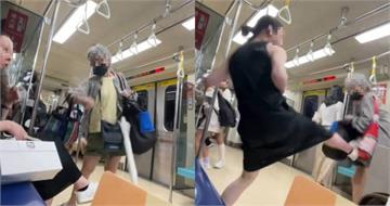 北捷「老婦逼讓座」年輕男一腳踹飛　律師分析下場：恐要道歉加背前科