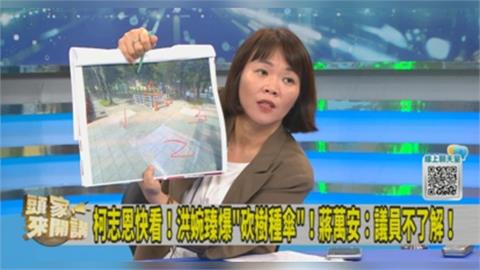 北市府駁「捨樹求菇」！簡舒培秀遮陽傘「漏頁報告」狠打臉蔣萬安！