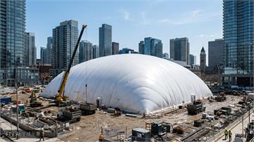 廣州打造中國最大不規則氣膜建築　助都市更新防塵減噪