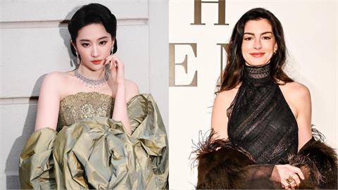 中西2大美女「劉亦菲同框安海瑟薇」！1瞬間被封「世紀神圖」網讚翻