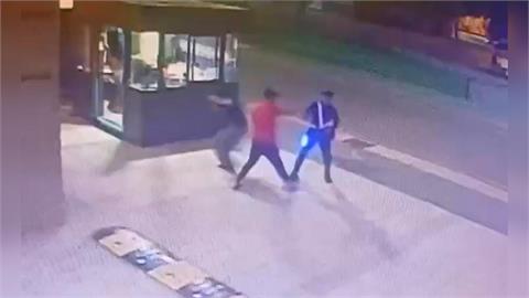 桃園醉漢大鬧社區毆傷2警衛「3人掛彩」　　警火速到場壓制