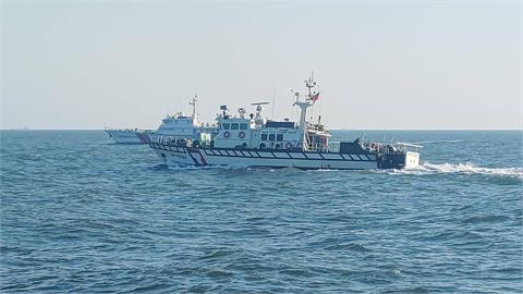 快新聞／亂不停！中國4海警船襲擾金門　海巡署強勢驅離