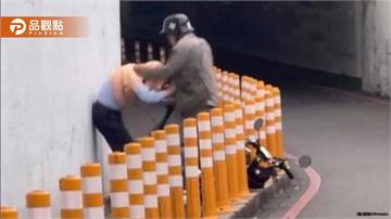 惡劣清潔隊員痛毆老夫婦！正義男大生救援也被揍