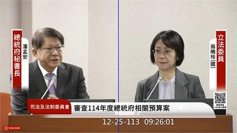 快新聞／翁曉玲稱12/25為「中華民國行憲紀念日」　王婉諭：小心聖誕老公公找不到
