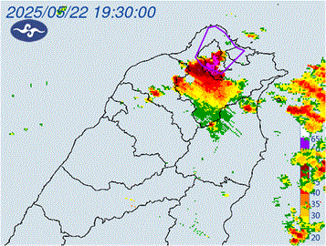快新聞／雷雨交加　北部地區慎防9級以上強陣風、冰雹
