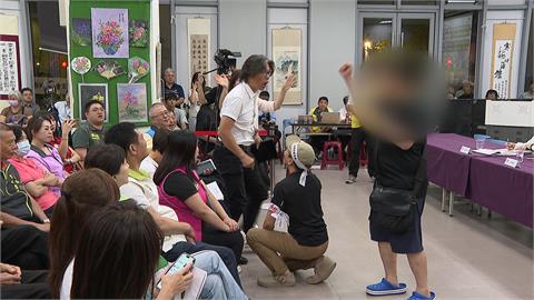 三重果菜市場搬遷說明會　陳明義不滿民眾發言爆衝突