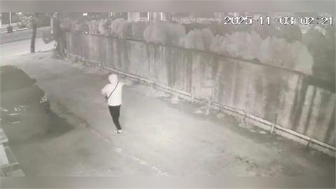 快新聞／逃逸畫面曝！烏日火警釀2死　嫌犯冷靜走路邊脫手套