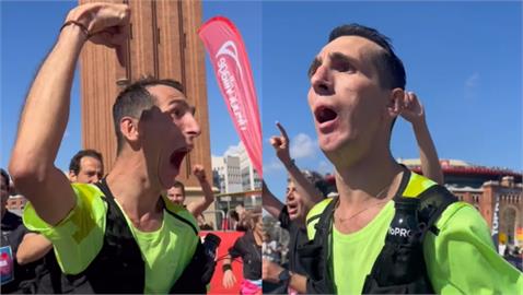西班牙腦癱運動員展毅力　馬拉松完賽寫世界紀錄