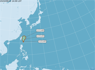 快新聞／熱帶低壓最快22日增強為「巴威」颱風 沿東部海面北上