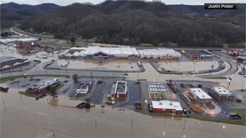 美國暴風雨釀洪災　低溫、降雪再重創　3州進入緊急狀態