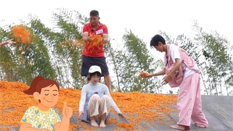 阿翔出外景前進花蓮玉里 體驗曬金針+手工製麵