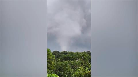 白海豚颱風逼近　強風狂襲北台灣　淡水驚見「龍捲風」　氣象署曝成因