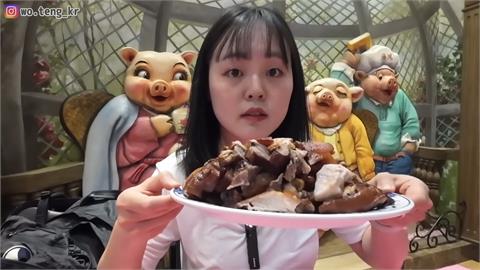 台中VS萬巒！韓妞初嚐台灣豬腳　最愛「這地區」口感與調味：口感更瘋了