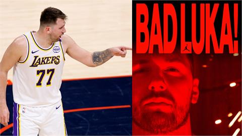 NBA(影)／太巧！湖人D77嗆球迷遭趕出場　贊助商賽前發「壞盧卡」新海報