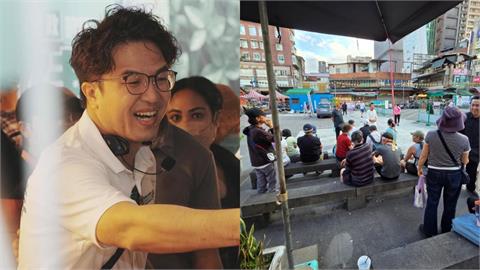 沈伯洋掃街景美夜市！活動前2hrs「驚見支持者卡位」網震驚：這是深藍文山區？