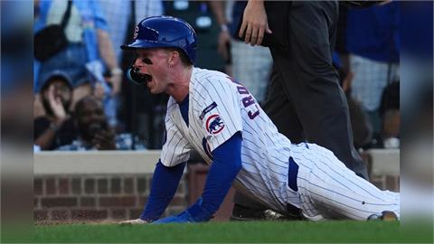 MLB(影)／本季首次2好球觸擊短打安打！　小熊PCA用盡各種方法幫助球隊取勝