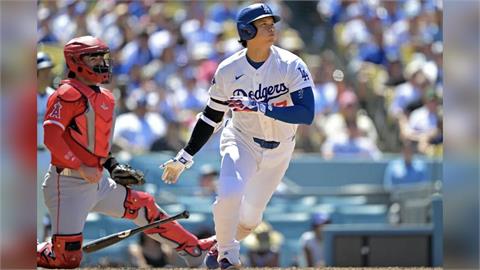 MLB(影)／道奇「狂谷」又炸裂！大谷翔平先發後沒休兵還開轟  本季第13轟出爐