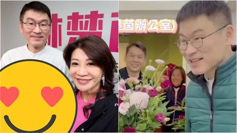林楚茵抓包尪「送花給別人」梁文傑出招了！登門「送老婆1物」網嗨：超閃