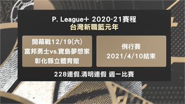 台灣新職籃P. League+ 敲定12/19開幕戰