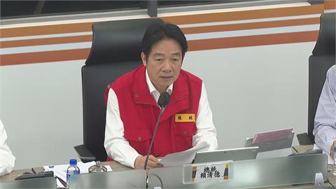 快新聞／宣布設雲嘉南災後復原前進指揮所　賴清德籲：設身處地為災民著想