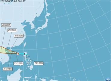 快新聞／「劍魚」上午8時形成輕度颱風　氣象署曝對台灣影響程度