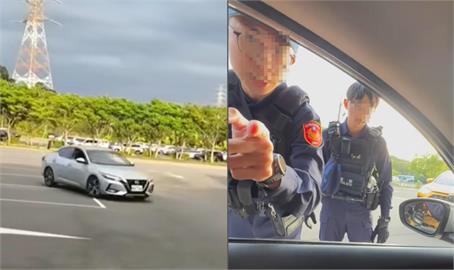 影／六福村89猴「停車場飆車」嗆挑戰公權力！警一動手秒變慫：我自己下車…