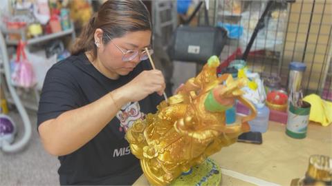 金價飆！　佛要金裝金箔不能省　神像金箔成本價差十倍