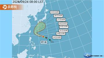 舒力基颱風大轉彎「提早北轉」最新路徑曝