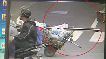 大門門柱竟也偷！銀行三點半關不了門