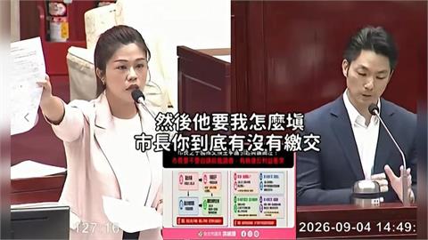快新聞／兒子靠特權拿補助恐觸法？議員質疑「蔣萬安未依法填表」　他當場答不出來